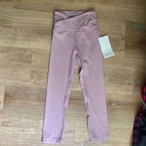 Align HR Crop 21” *Cross Waist legging color light purple *BRAND NEW*